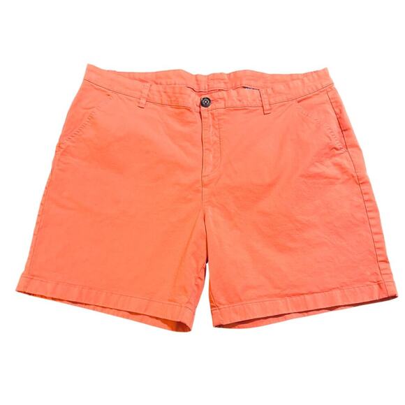 NWOT Chubbies Chino Short Men New Englands Vintage Washed Coral SZ 40 7” Inseam - Picture 3 of 8